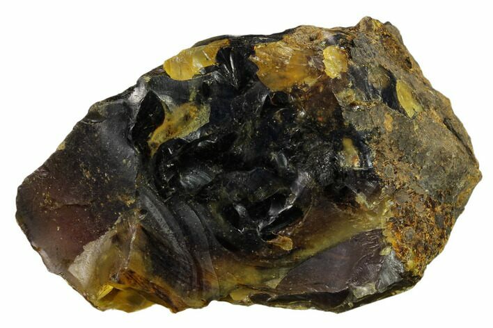 4.4" Rough Blue Indonesian Amber - West Java, Indonesia